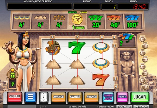 ¿Cómo jugar a la slot La Reina del Nilo con dinero real?