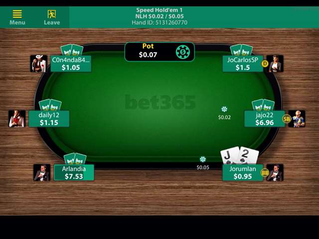 ¿Cómo jugar al poker en Bet365?