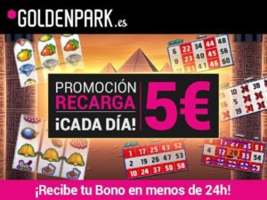 ¿Cómo conseguir los 5 euros gratis de Goldenpark?