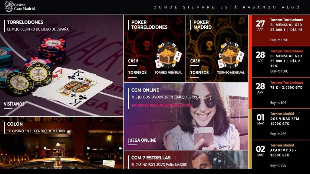 ¿Cómo registrarse en Casino Gran Madrid?