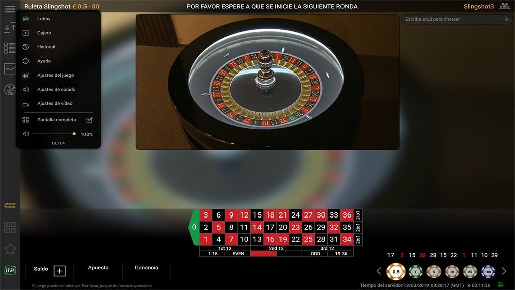 ¿Cuál es la apuesta mínima en la ruleta del Casino Gran Madrid?