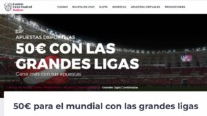 Promoción las grandes ligas en el Casino Gran Madrid