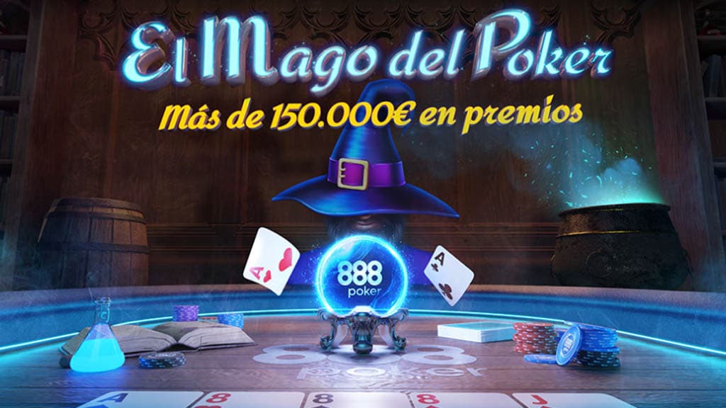 Promo de 150 mil euros el mago del poker de 888