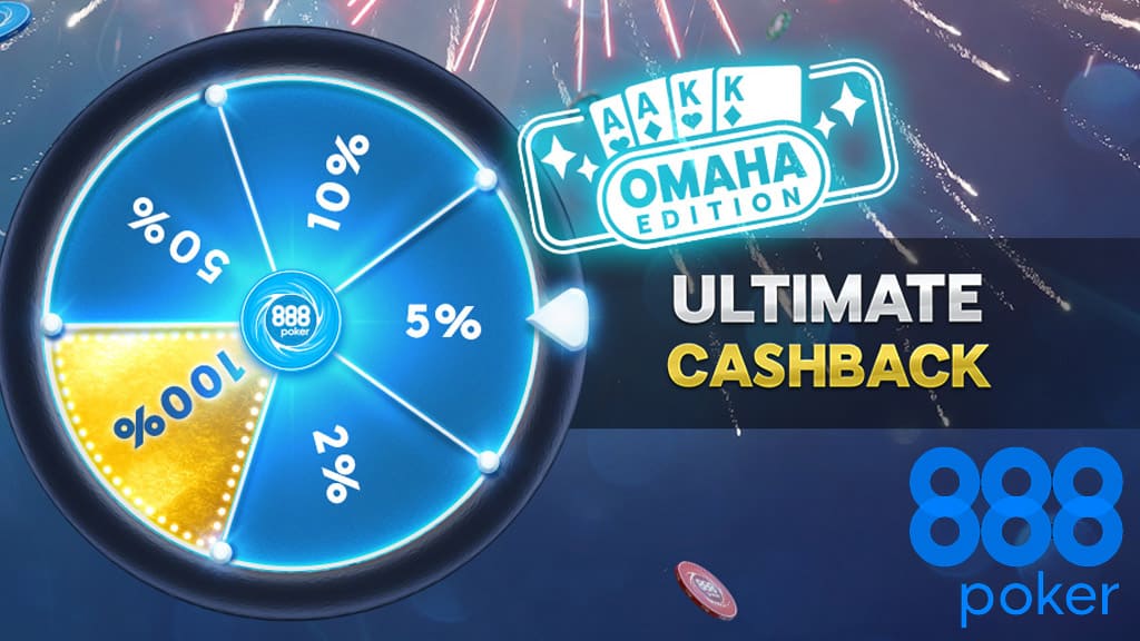 Promo de poker Omaha ultimate cashback de 888 Poker