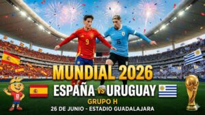 España vs Uruguay Mundial 2026